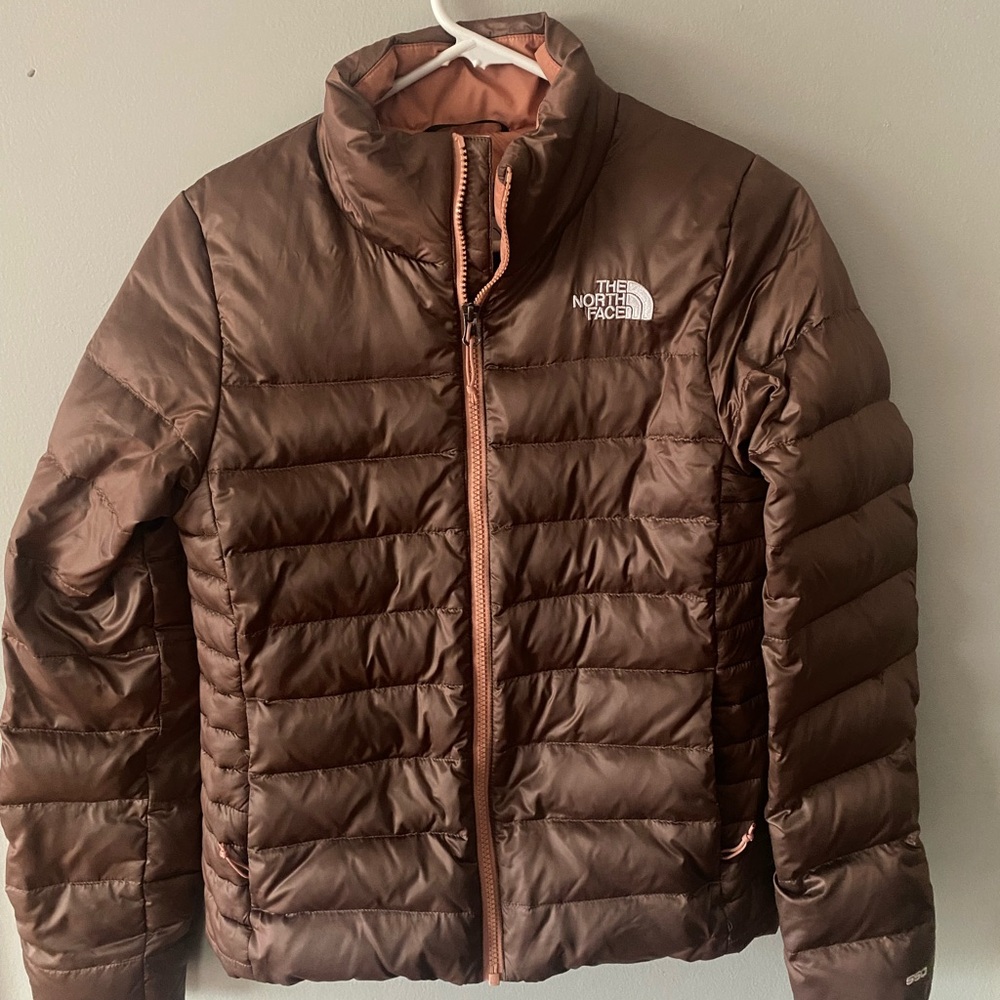 The North Face Aconcagua‎ Pink Clay Women's 550 down puffer Jacket size S